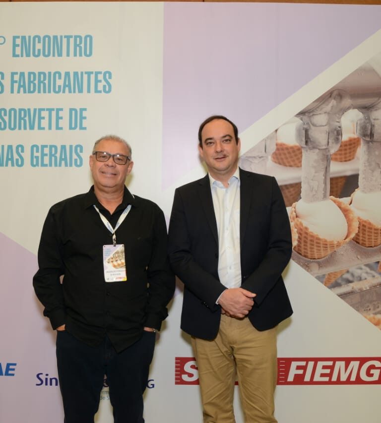 Vagnaldo - Presidente do SindSorvete com o Presidente da FIEMG - Flávio Roscoe